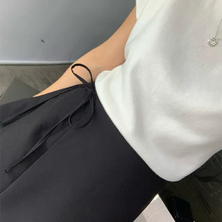 Muse Strap Wrap Skirt Ribbon Skorts