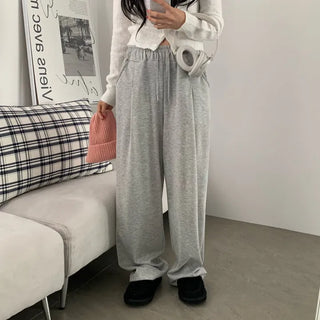 [Cinched Waist] One-Pleat Minimal Wide Training Long Pants (4 colors)