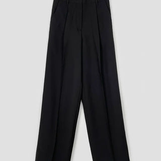 One-pleated wide pants
