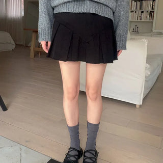 Rush pleated skirt