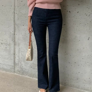 Deauville Raw Slim Bootcut Denim Pants
