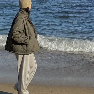 Moonz Mono Oversized Quilted Jar Jacket