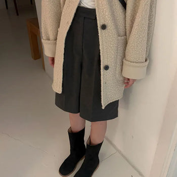 Birth Wool Half Pants