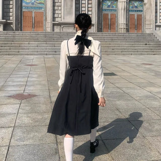 Modi Ribbon Wrap Layered Skirt
