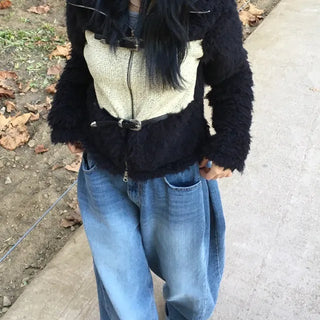 Belted Fur Jacket