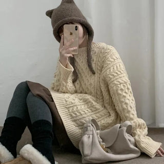 Karu cable knit long knit