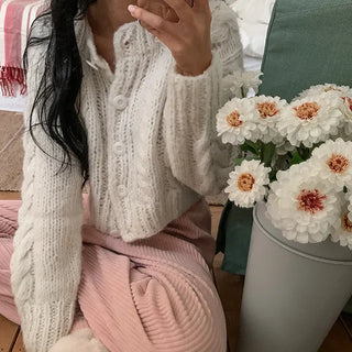 Class Crop Cardigan