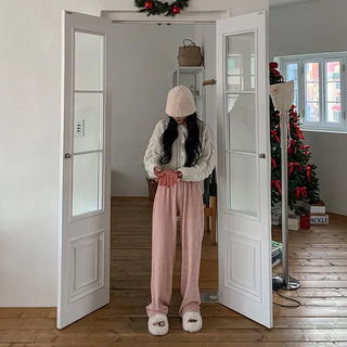 Ferrier Ribbed Elastic Pants