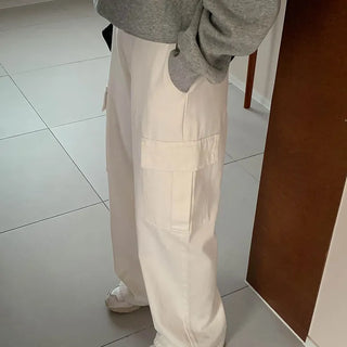 Month Cargo Pants Cotton Pants/XL/High Waist/Pocket/Big Size
