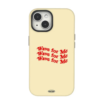 Fomi Wave Lettering Color Block Matte Hard iPhone Case