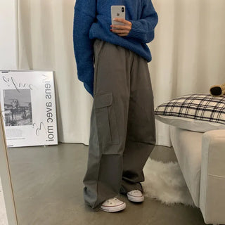 [Unisex/Balloon Fit/Two-way] Swoopa Pigment Diagonal Wide Cargo Pants (3 colors)