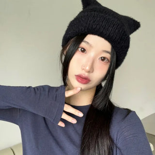 kitten beanie