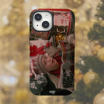 Christmas Kevin Movie Vibe Jelly Hard Bumper iPhone Case