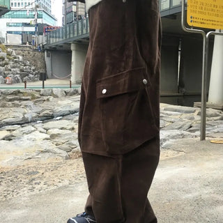 Ribbed Corduroy Cargo Pants