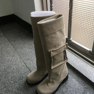 Cargo Long Boots