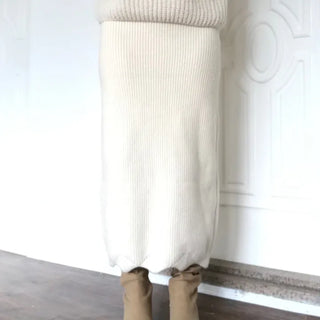 Boe knit long skirt