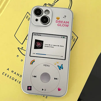 Silver Eye MP3 Pod Classic Retro Kitsch iPhone Case