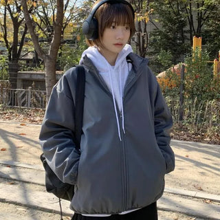 [UNISEX] Sheepskin Oversized Jacket