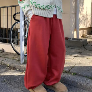 (Fleece-lined) Chaco Wide 2-Way String Pants
