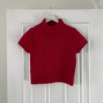 Mary Lambswool Short Sleeve Knit