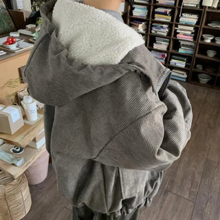 [UNISEX] Kanta Corduroy Hooded Jacket