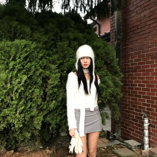 Knitted Tie Scarf (2 colors)
