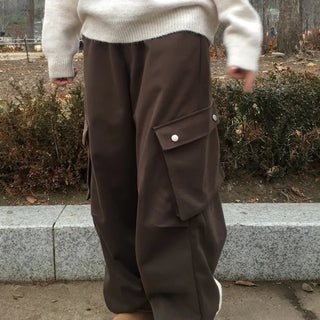 Soft Wool Cargo Pants