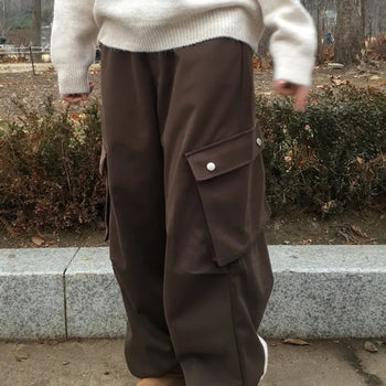 Soft Wool Cargo Pants