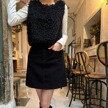 Corduroy Mini Skirt S, M, L - 1 color