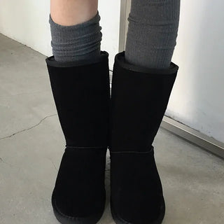 Half-platform UGG boots
