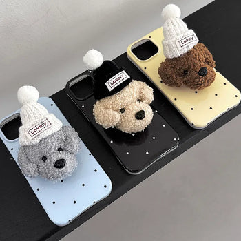 Beanie Puppy Doll Smart Talk Set Dot Pattern iPhone Case