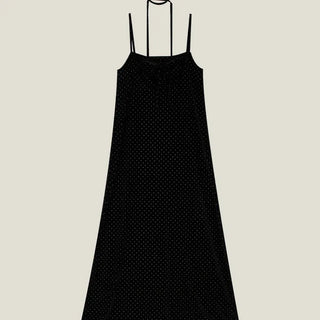 Elle Velvet Long Dress - Scarf Set