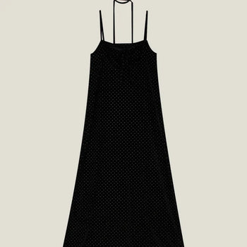 Elle Velvet Long Dress - Scarf Set