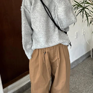 Wool Loose Round Knit