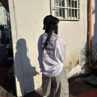 Care long-sleeve tee