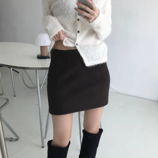 Jane Wool Mini Skirt (4 colors)
