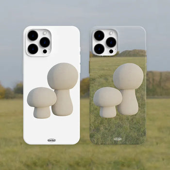Mushroom 3D Matte Hard iPhone Case