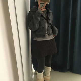 Quilted Mini Skirt