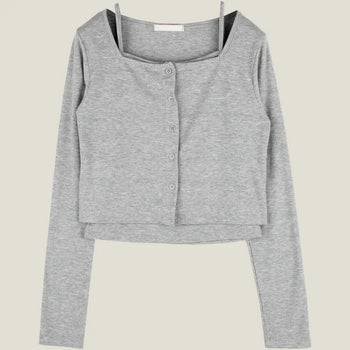 Belloni Sleeveless Cardigan Set