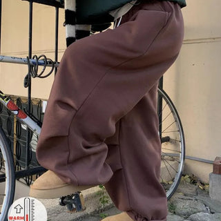[UNISEX] Mainichi Fleece-lined Balloon Pants