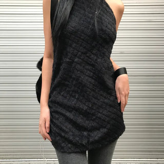 Halter Boucle Dress (2 colors)