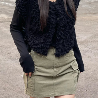 Snow One-Button Vest