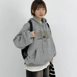 Foaming fleece hoodie