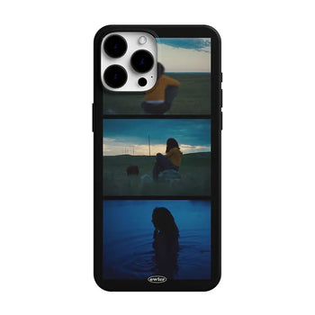 Cut Photo Aesthetic Black Matte Hard iPhone Case
