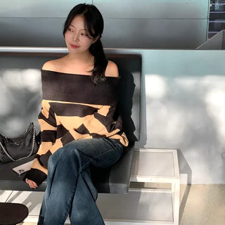 Sturm's Fit Ribbed Off-Shoulder Knit