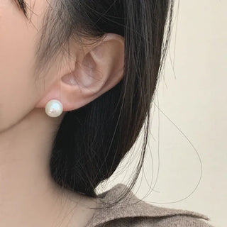 Aurora Pearl Earrings 10mm