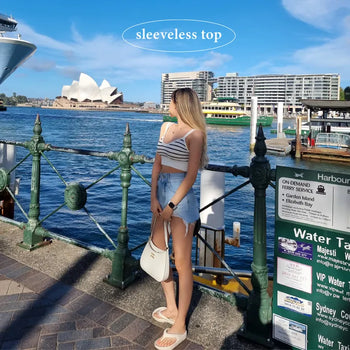 Bikibiki Two-Strap Sleeveless Top Workout Wear Swimwear Gym Bra Top Sleeveless Top Bikini