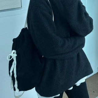 Sherpa Angora Ribbon Backpack