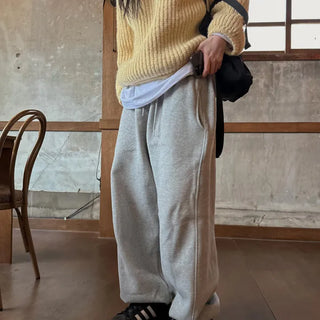 Unisex fleece-lined balloon jogger pants