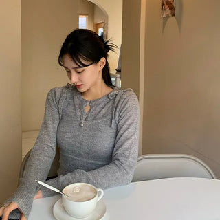 Layered Bustier Cardigan Set